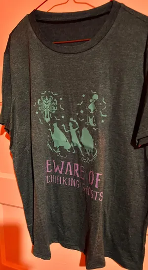 Disney Officially Licensed “Haunted Mansion “ Hitchhiking Ghosts T Shirt thumbnail 1