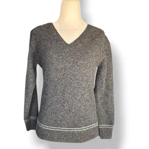 Harry Potter Lambswool Slytherin Sweater Grey Green Made In Scotland Small‎ Prep thumbnail 7