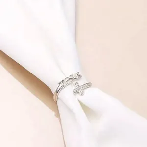 Stainless Steel Silver Engraved Ring “I can do all things” Adjustable Ring S 7-9 thumbnail 5