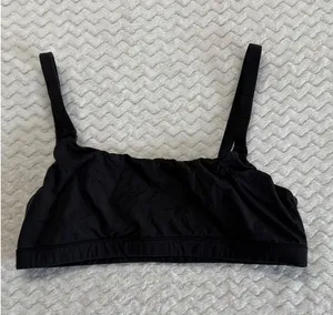 Skims Fits Everybody Scoop Neck Bralette Onyx Black Size M RN 158973 thumbnail 1