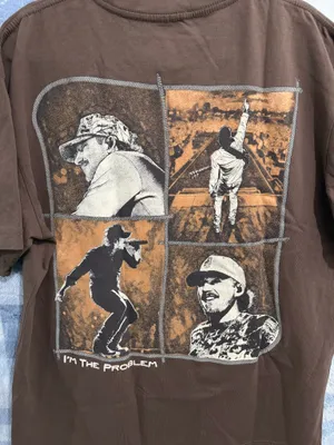 Morgan Wallen I'm The Problem Brown Graphic T-Shirt thumbnail 5