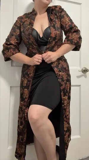 90s Shanghai duster jacket Black thumbnail 1