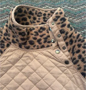 Abercrombie & Fitch Asymmetrical Snap Up Fleece Jacket thumbnail 7