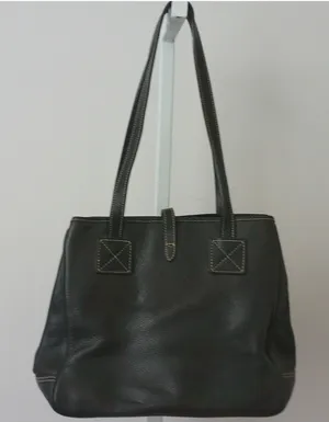 Dooney & Bourke Pebble Grain Leather Office Clean Classic Tote Bag Black thumbnail 1