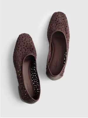 Madewell The Mylie Ballet Flat in Espresso Bean Brown Size 7 NWOB thumbnail 2