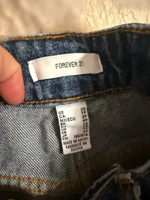 Forever 21 Skirt Denim Mini thumbnail 2
