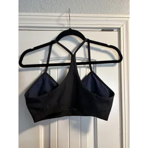 Outdoor Voices Sports Bra Womens Large Black Racerback Activewear Yoga‎ Top thumbnail 3