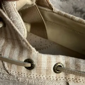 Sperry leather fabric striped boat shoes size 8.5 thumbnail 8