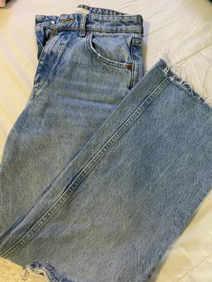 ZARA High Rise Wide Leg Pants thumbnail 2