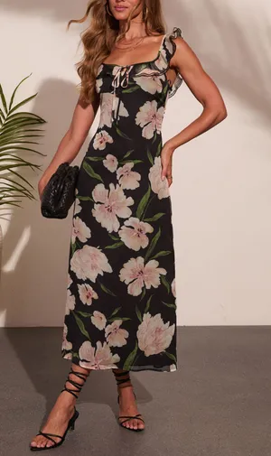 VICI Floral Maxi Dress thumbnail 1