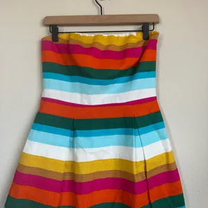 Trina Turk Strapless Striped Mini Dress thumbnail 3