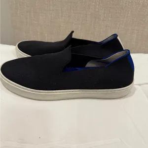 Rothy’s Women’s Loafers – Black & Blue Slip-Ons – Size 8.5 thumbnail 2