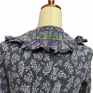 Boden Womens Navy Smocked Detail Jersey Tie Waist Cottagecore Dress Size 8R‎ thumbnail 6
