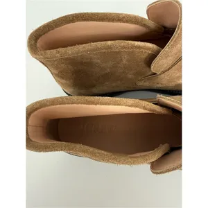 J.Crew Lug‎ Sole Suede Loafer Boots Women's 7 Tan Academia thumbnail 7