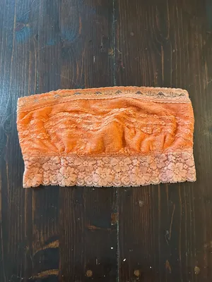 Free People lace bandeau orange thumbnail 2