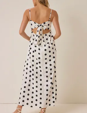 Altar'd State Polka Dot Maxi Dress thumbnail 2