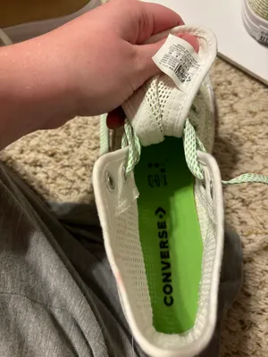 Converse Green And White Mesh thumbnail 6