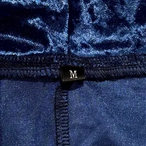 Duster Cardigan Crushed Velvet Y2K 90s Whimsigoth Witchy Grunge Open Blue Medium thumbnail 3
