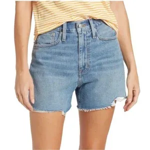 NWT Madewell Mom Short Cutoff Jean Shorts Bledsoe Mid Wash Denim Women’s Size 33 thumbnail 1