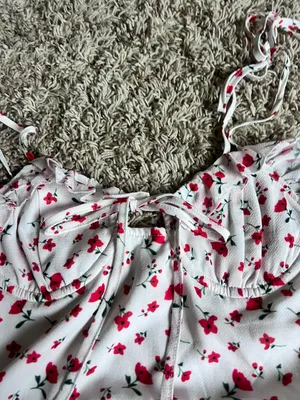 Princess Polly White Floral Sundress Size 4 thumbnail 4