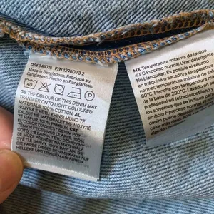 H&M Divided Pleated Mini Skirt Women 0 Blue Denim High Waisted Y2K Preppy thumbnail 6