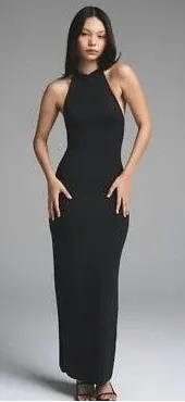 New Skims Cloud Maxi Dress onyx Small thumbnail 1
