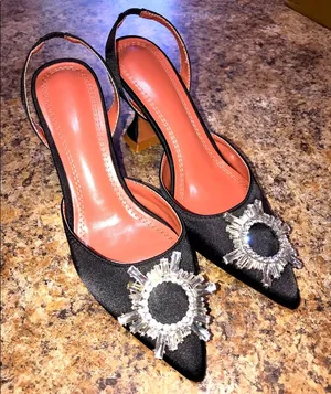 Heels-dressy with sparkels. Size 8 thumbnail 1