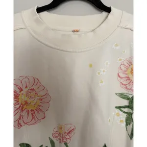 Free People Gaia Sweatshirt Floral Combo Women's Size XS thumbnail 3