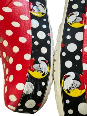 Crocs x-Disney crocband Minnie Mouse polka dot clogs women’s size 7 red white thumbnail 8