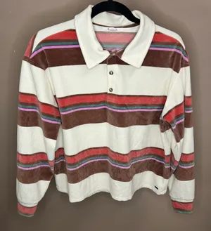 O'Neill Hobbs Velour Henley Top Small thumbnail 1