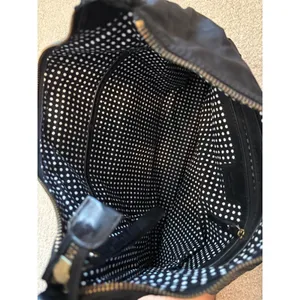 Vintage Kate Spade Little‎ Minka Cream Polka Dot Nylon Bag Y2K Key Retro Hobo thumbnail 7