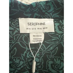 Seraphine Alfie Tunic Layering Maternity Dress with Collar green size 12 thumbnail 6