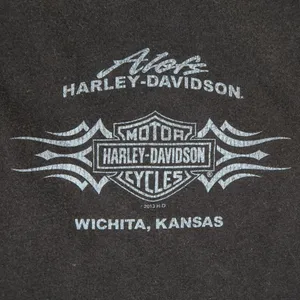 Y2K 2013 Harley Davidson Black Sequin Tank Top Size XL thumbnail 7