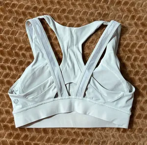 Lululemon Geared To Train Sports Workout Bra A/B Cup Springtime Blue 6 thumbnail 1