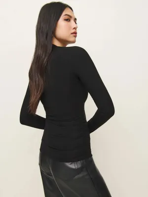 Reformation laurel knit top thumbnail 3