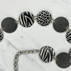 Chico's Animal Print Disc Chain Belt 2X/3X ✨ thumbnail 10