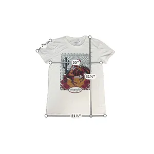 Wrangler Retro Western Rodeo Cowboy Bronco Graphic Boyfriend Fit Tee NWT M thumbnail 5