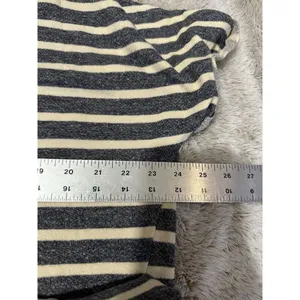 BDG Tunic Top Coverup Blue/Cream Striped Sweatshirt Short Sleeved Size Medium thumbnail 5