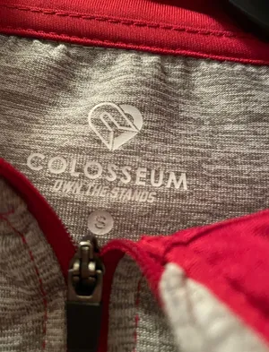Indiana University Quarter Zip Gray thumbnail 3