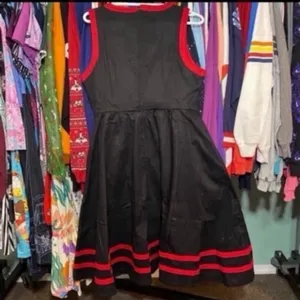 Disney parks x her universe marvel Black Widow dress shop dress L NWT thumbnail 2