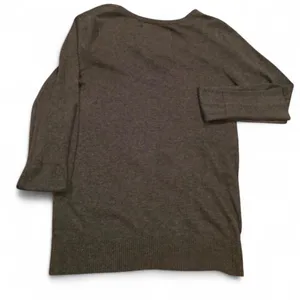 Hollister Co. VTG 2000s Women’s Preppy Dark Grey Open Ruffled Cardigan — LARGE thumbnail 3
