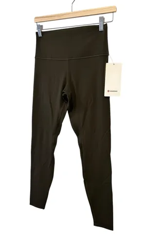 Lululemon NEW Align Super-High-Rise Pant 28" Size 8 Dark Olive SOLD OUT thumbnail 4