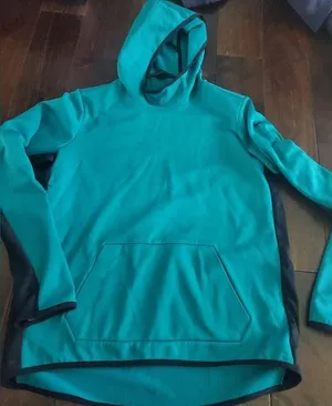 Nike green and black hoodie size Large women's in excellent condition thumbnail 1