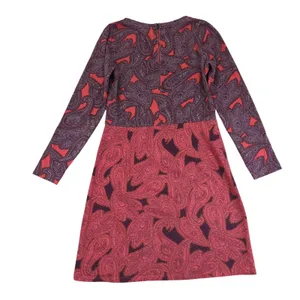 Boden Paisley Print Long Sleeve‎ Cotton Dress Womens 4 Casual thumbnail 2