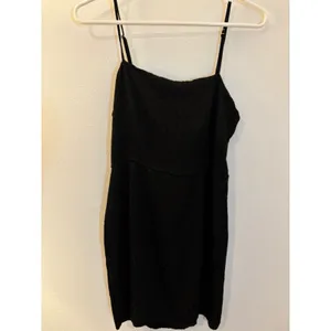 Forever 21 Black Leopard Jacquard Mini Dress Adjustable Straps Size‎ L thumbnail 3