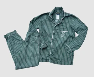 Slytherin Pajama Set Harry Potter x Pottery Barn Teen Size XS Green Button Down thumbnail 1