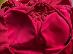 BCX Women’s Red Ruched Long-Sleeve Mini Dress Keyhole Detail MD NWT thumbnail 9