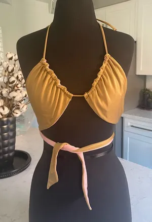 NWT We are HAH‎ x Free People Reversible Mutiway DIY Top Sz Medium $78 thumbnail 1