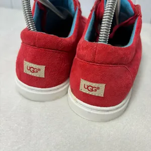 UGG Karine Tango Red (TNGO) Suede Wool Women Sneaker 1015044‎ Size 9 thumbnail 4