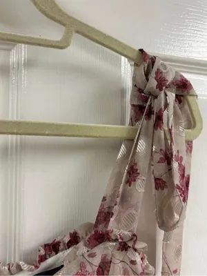 Lulu's Beige Midi Dress with Rose Pink Floral Print thumbnail 4